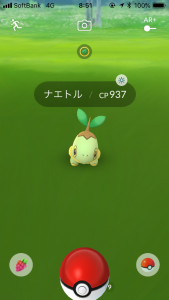 シンオウ地方 PokemonGO ナエトル