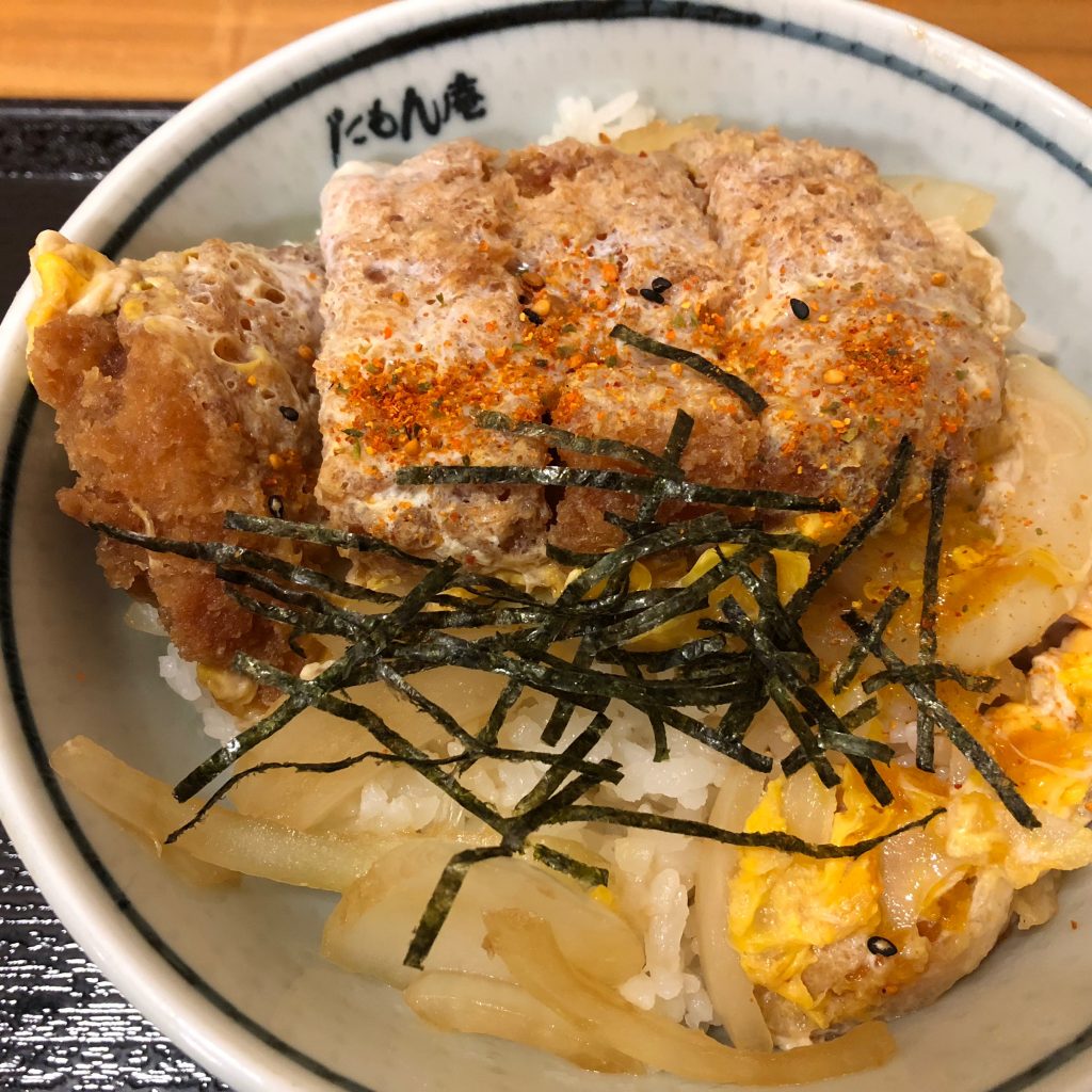 たもん庵のカツ丼