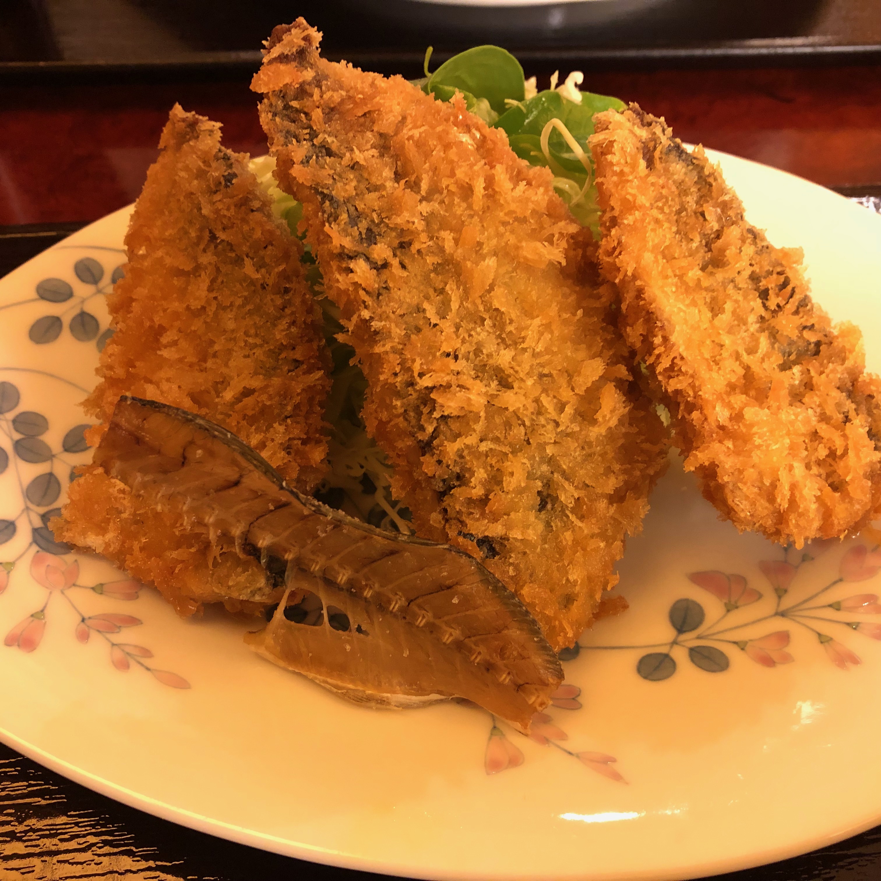 百菜のアジフライ定食