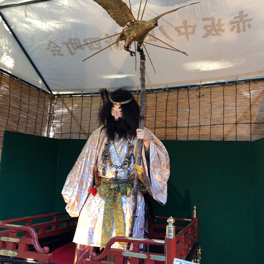 赤坂氷川神社の山車　神武天皇