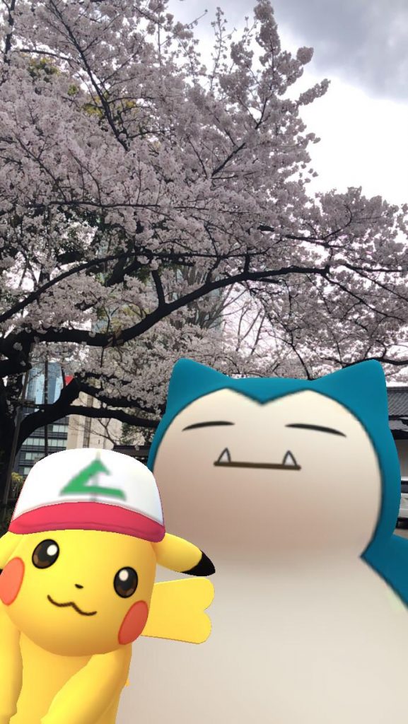 ポケモンと桜