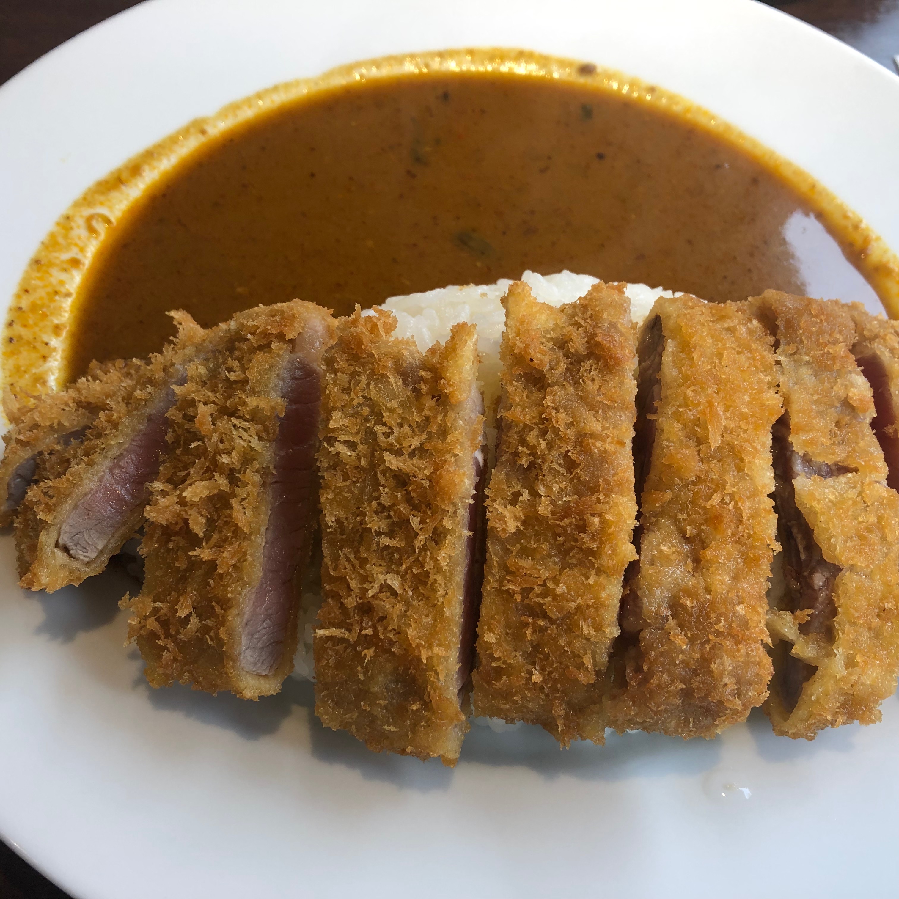 ベイリーフの牛カツカレー