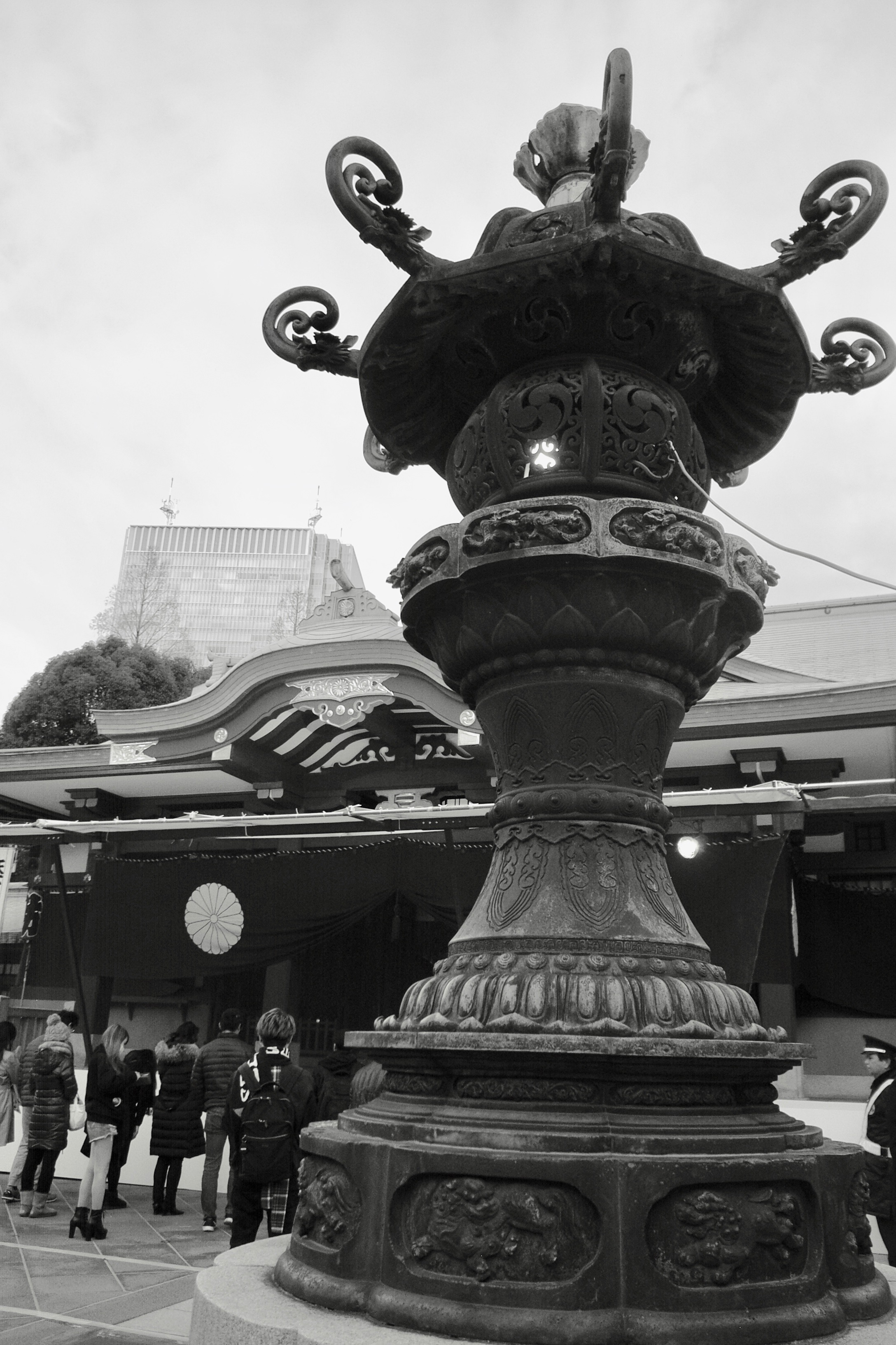 日枝神社　石灯籠