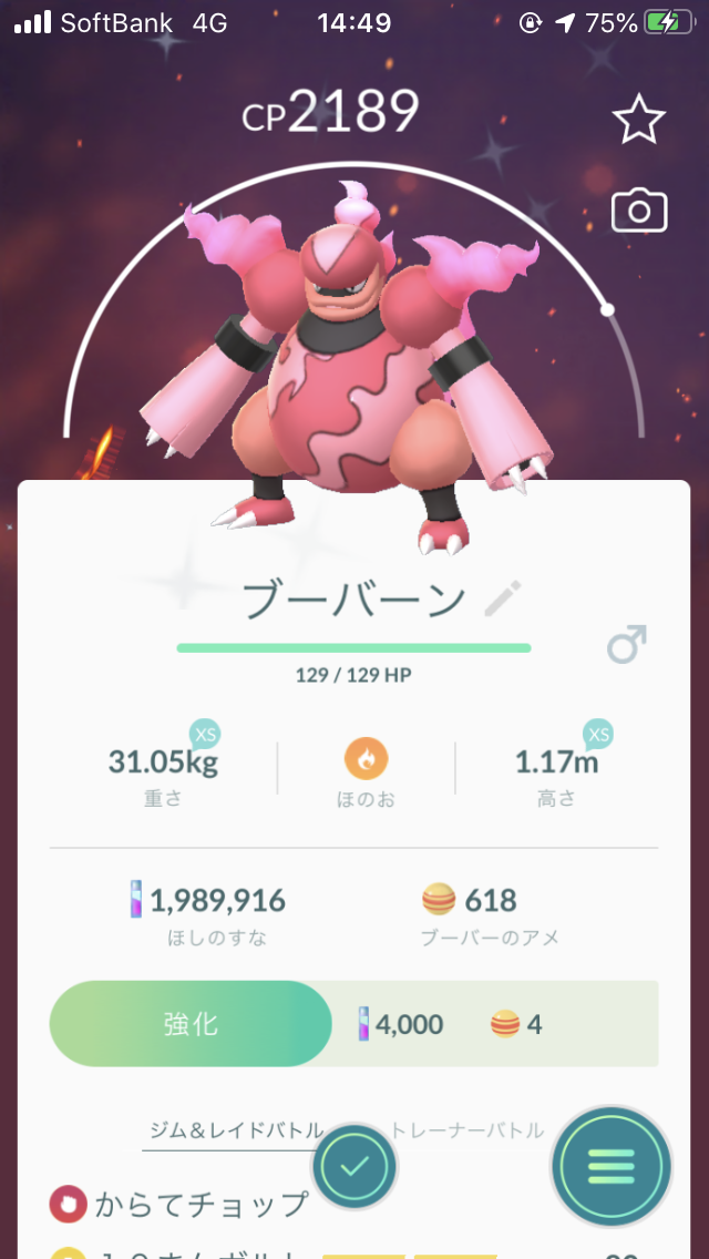 色違いブーバーン ピンク色のブーバーン