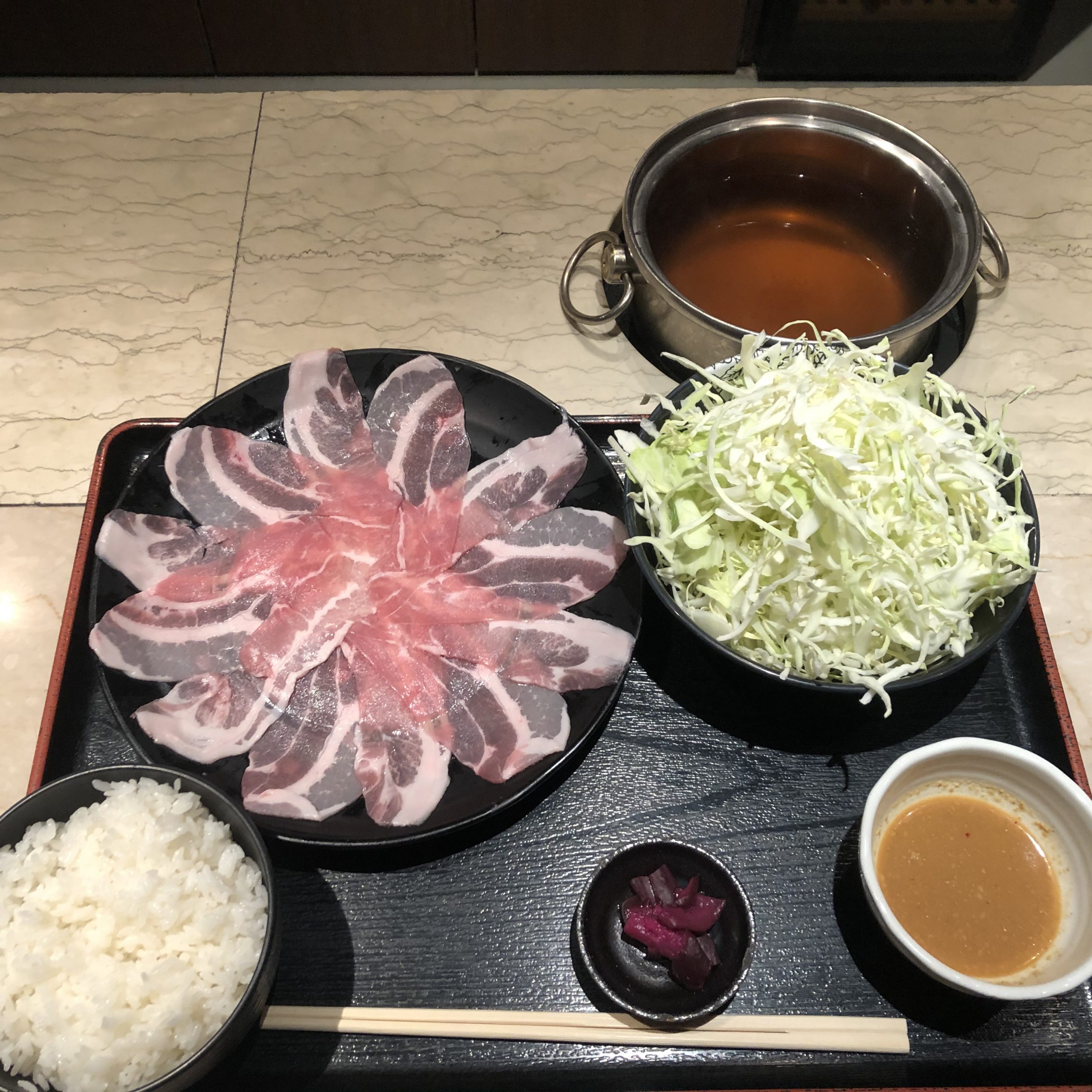 ランチ：しゃぶじゃぶ武蔵（2021/4/30）