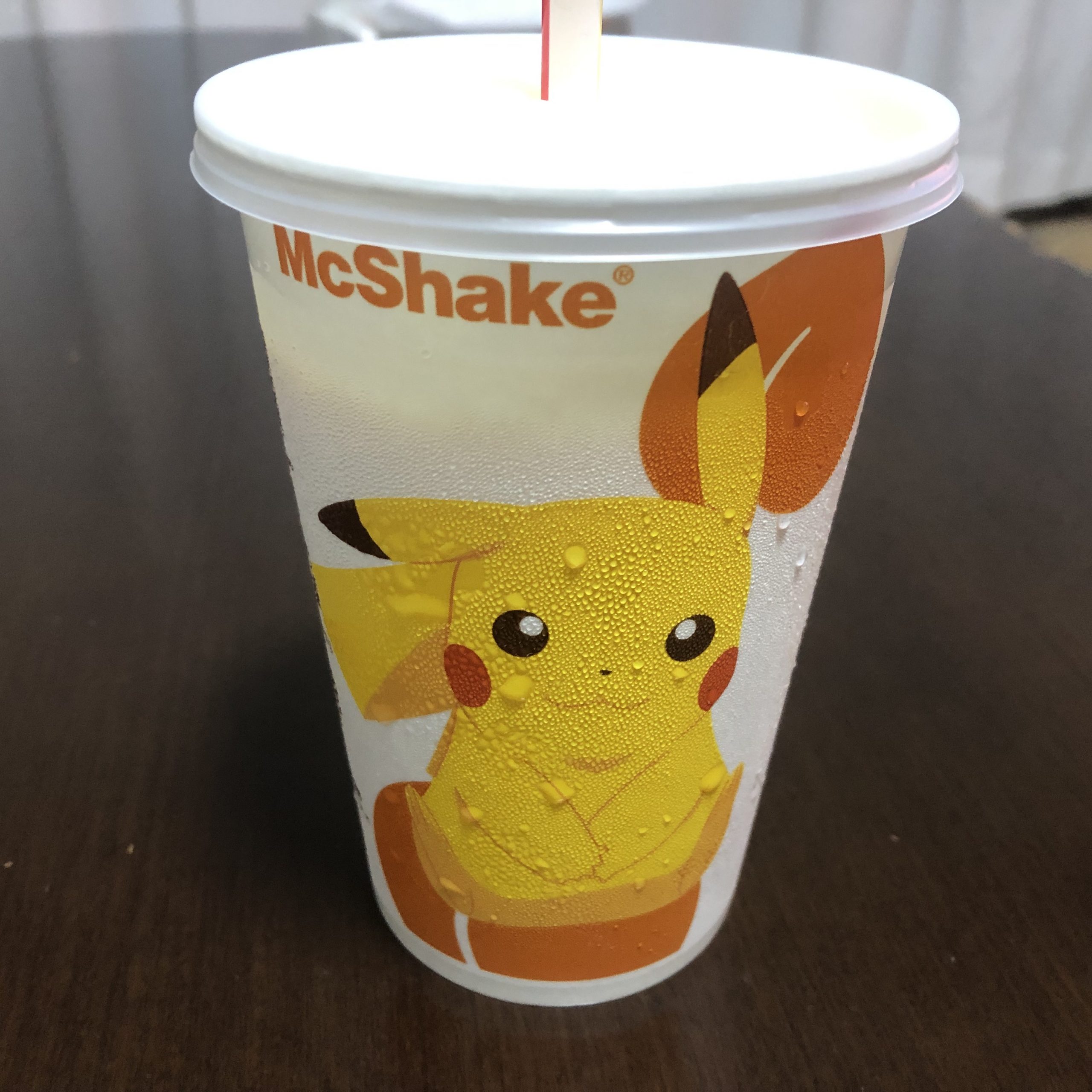 マックシェイク黄桃味