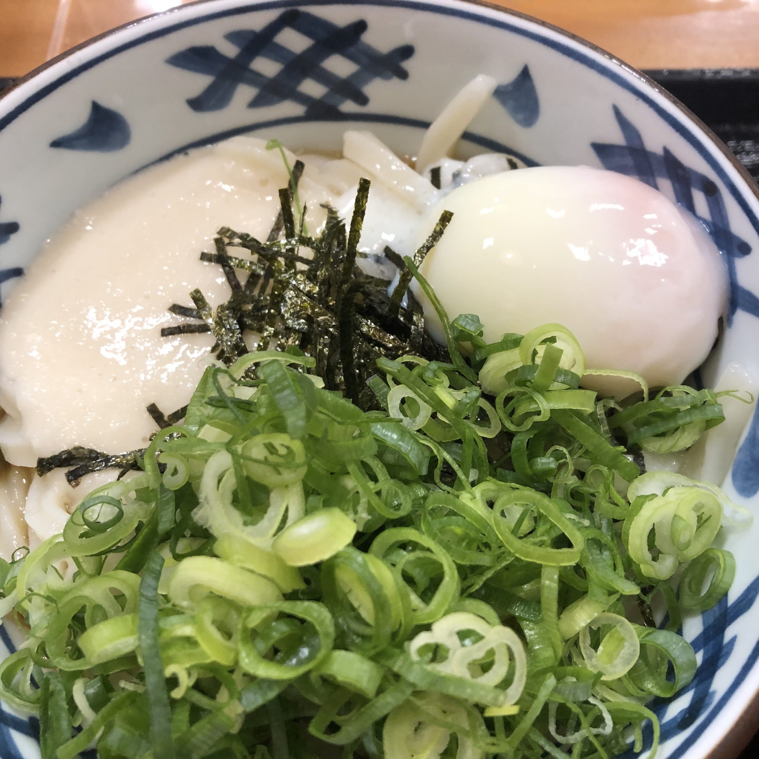 ランチ：たもん庵のとろ玉ぶっかけうどん（2021/8/19）
