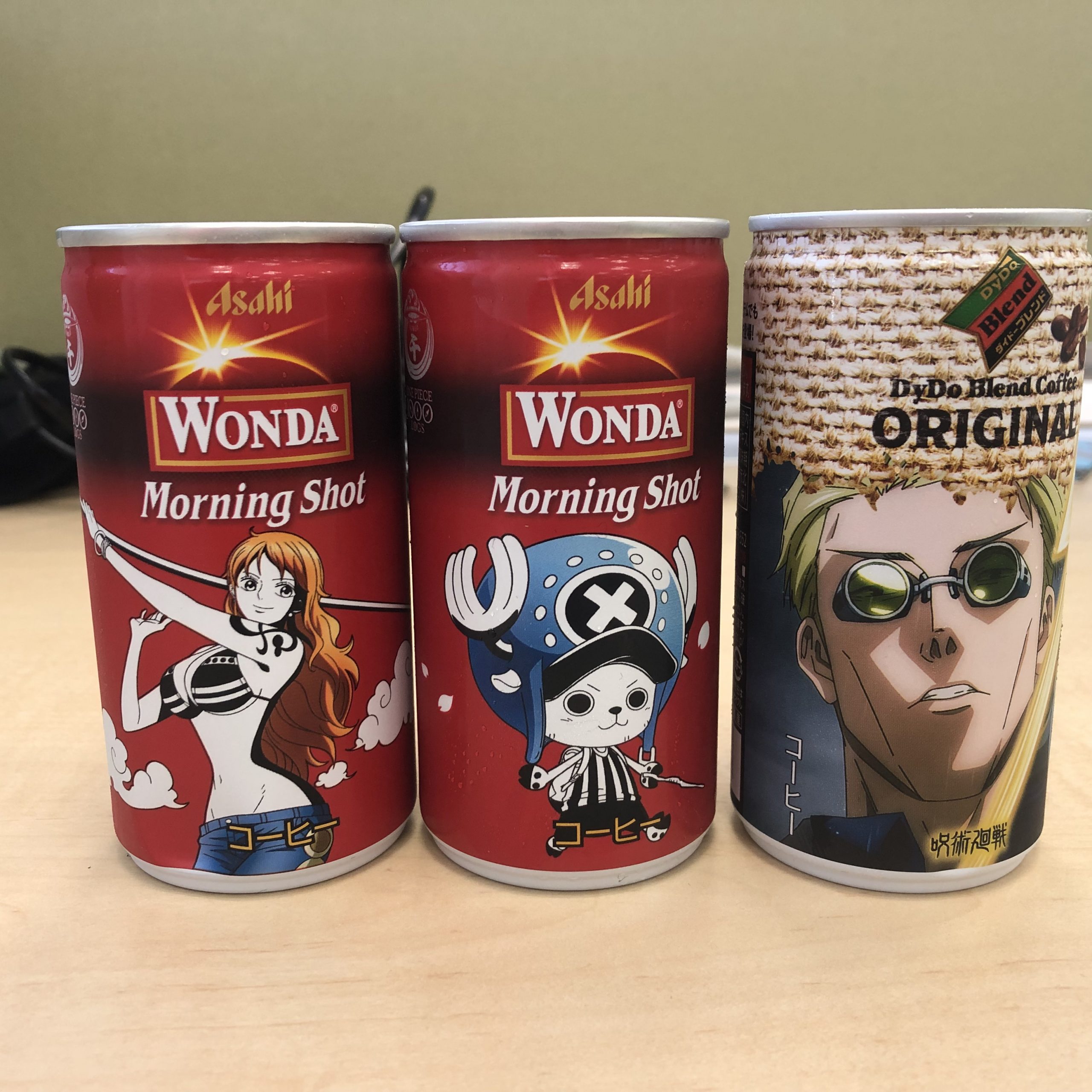 今日のコーヒー：少年ジャンプのコラボばかり