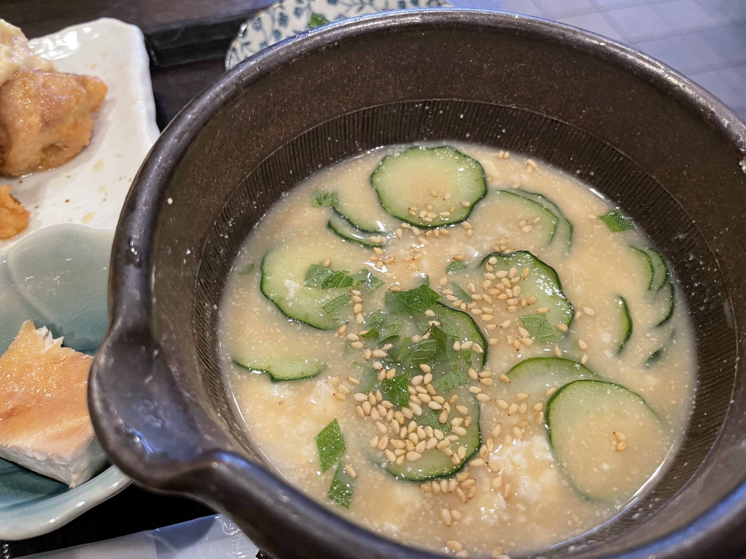 ランチ：でんでんでんのチキン南蛮と冷汁（2022/5/26）