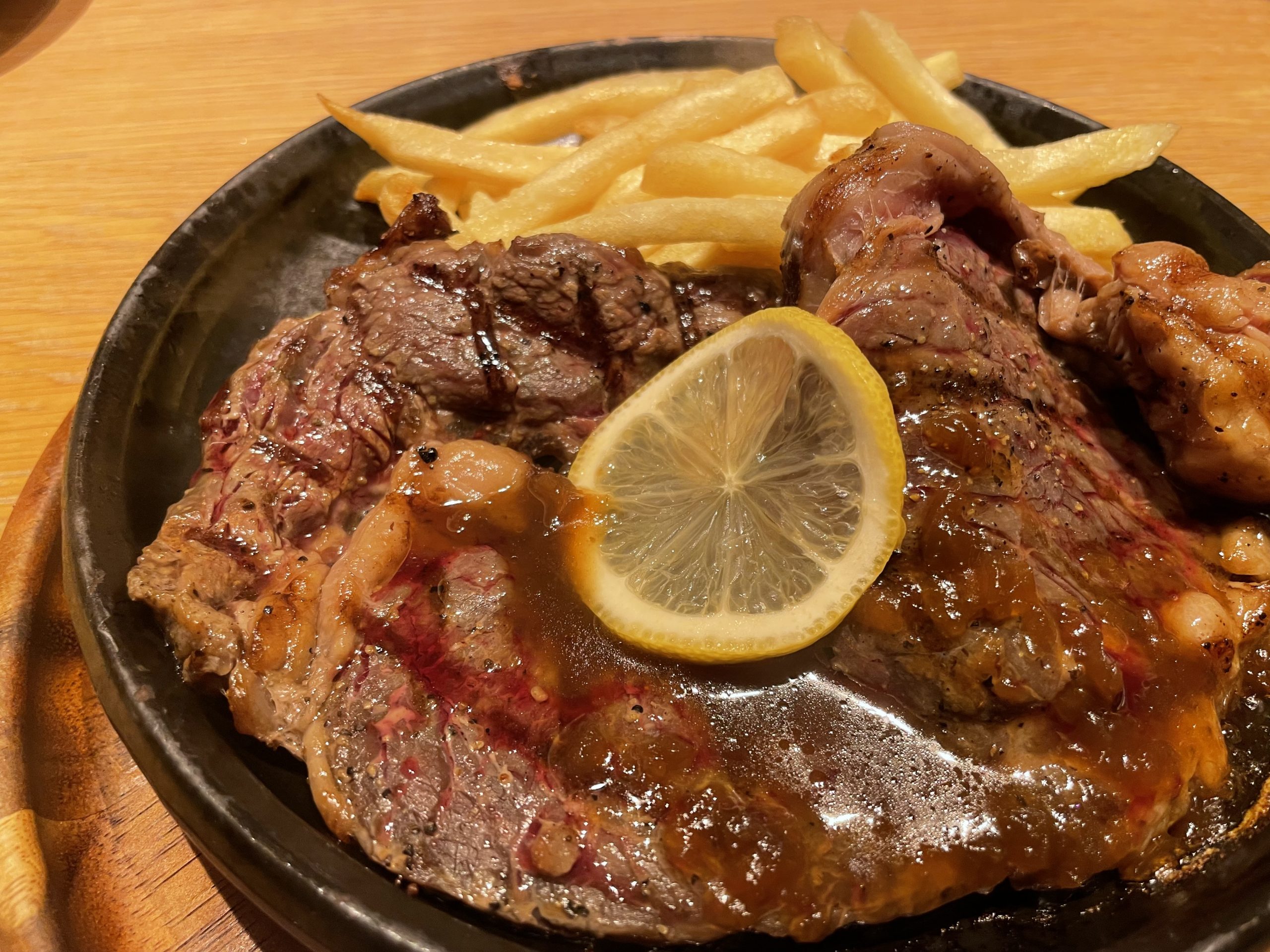 ランチ：ランチステーキ（2022/6/29）