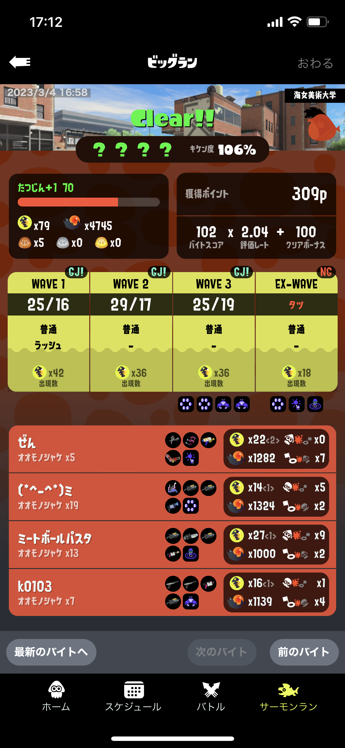 ビッグランを満喫