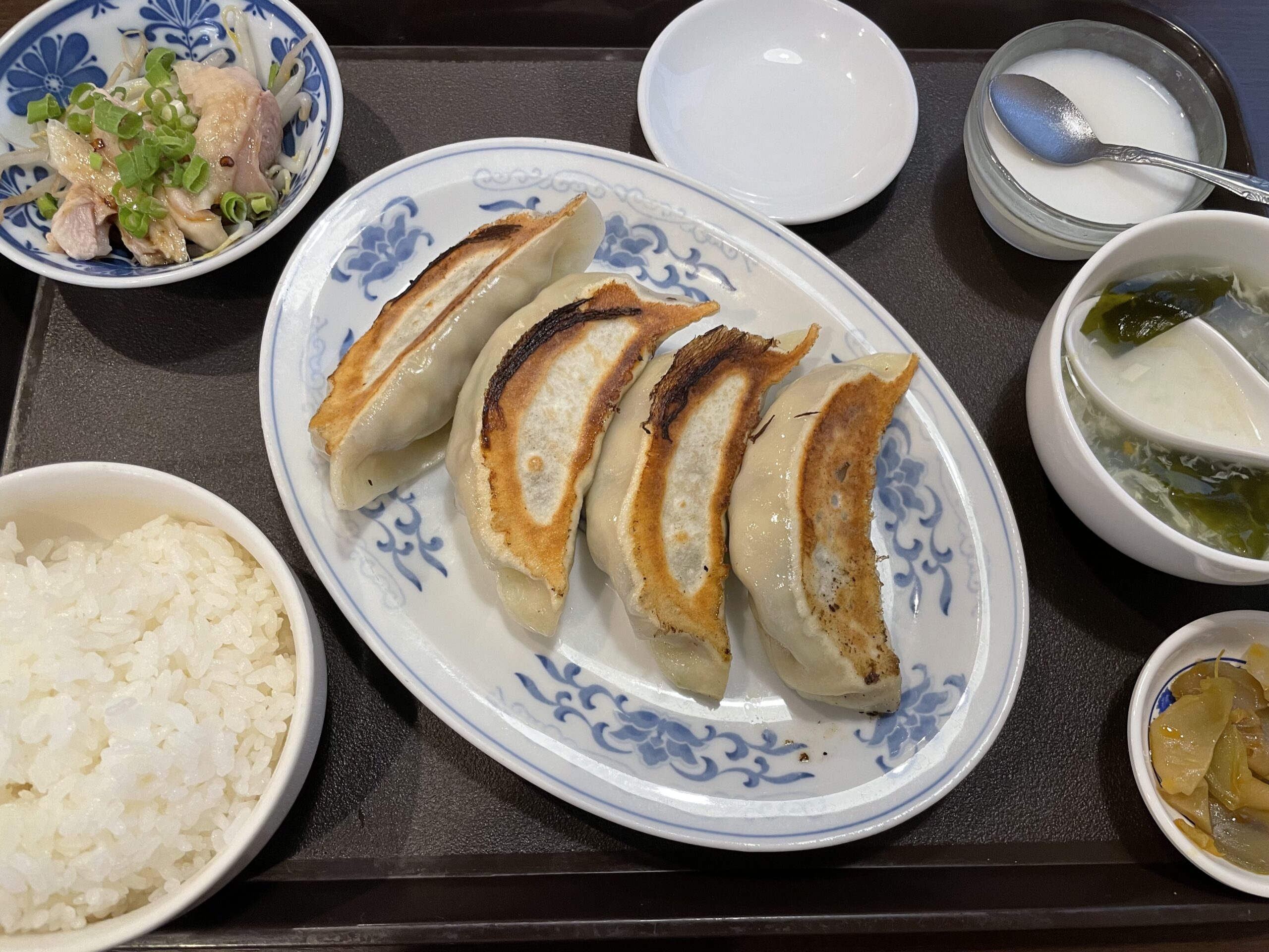 ランチ：瑞華楼の餃子定食（2023/6/27）