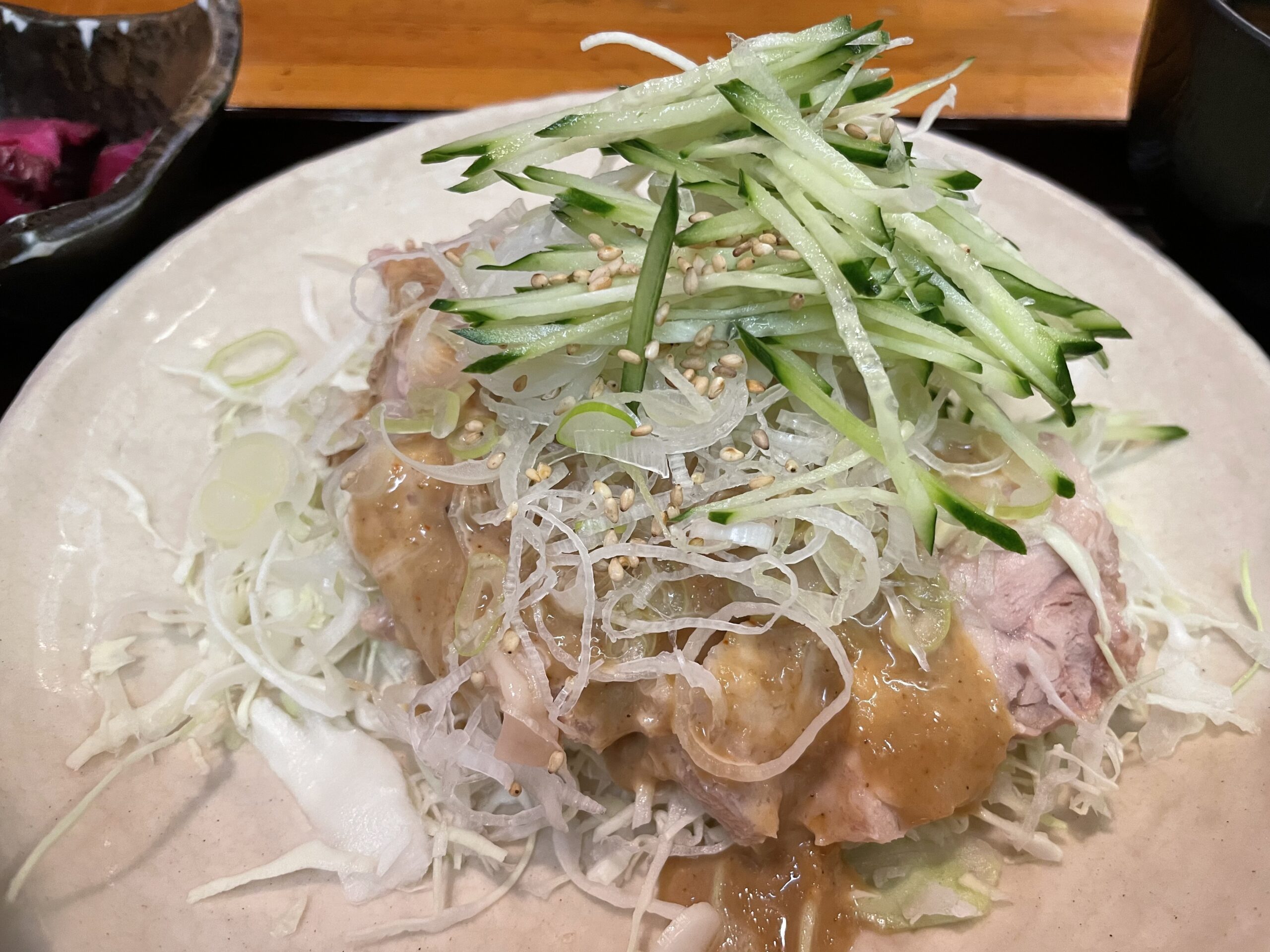 ランチ：鳥酎の棒々鶏（2023/7/6）