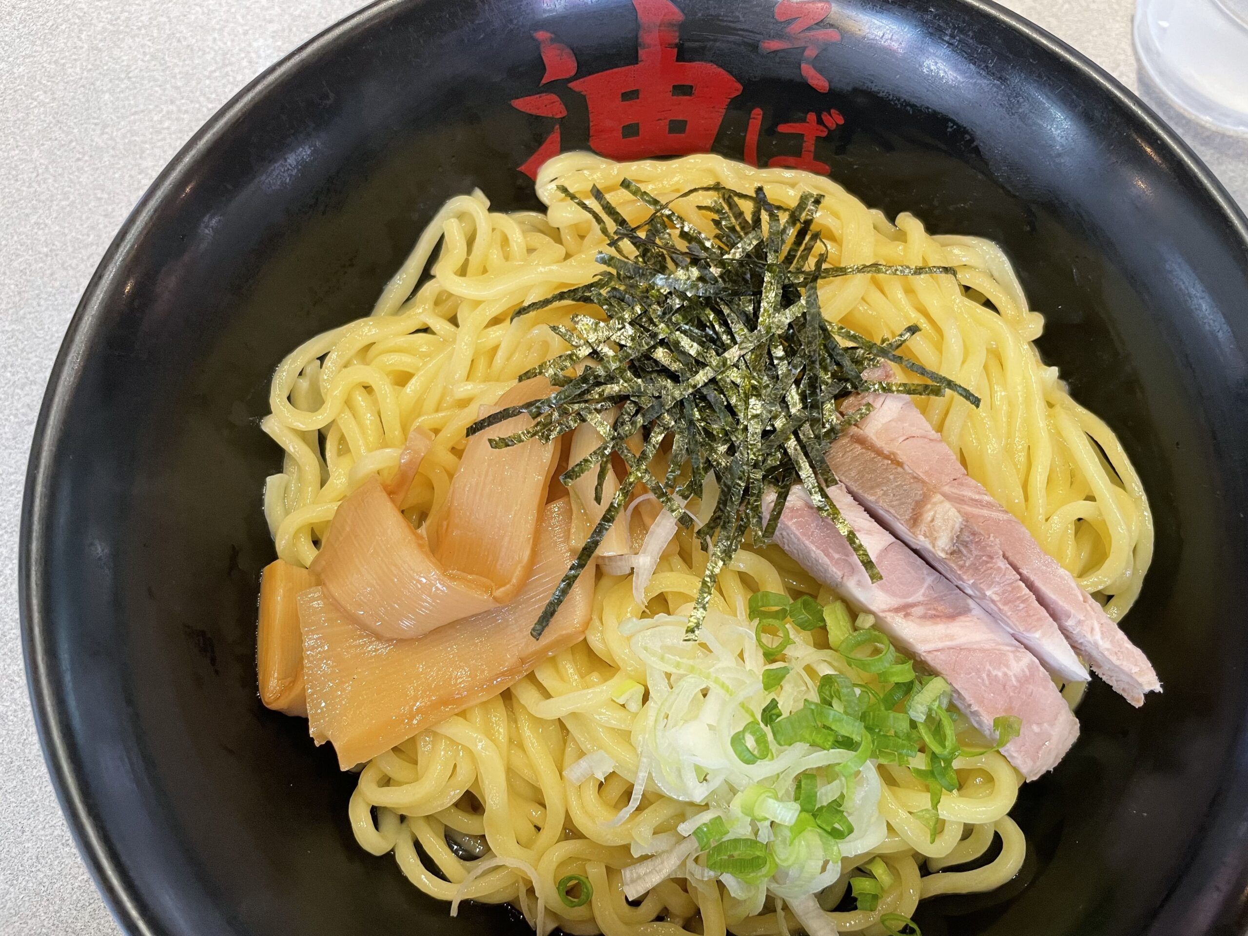 ランチ：東京油組総本店のあぶらそば（2023/7/20）