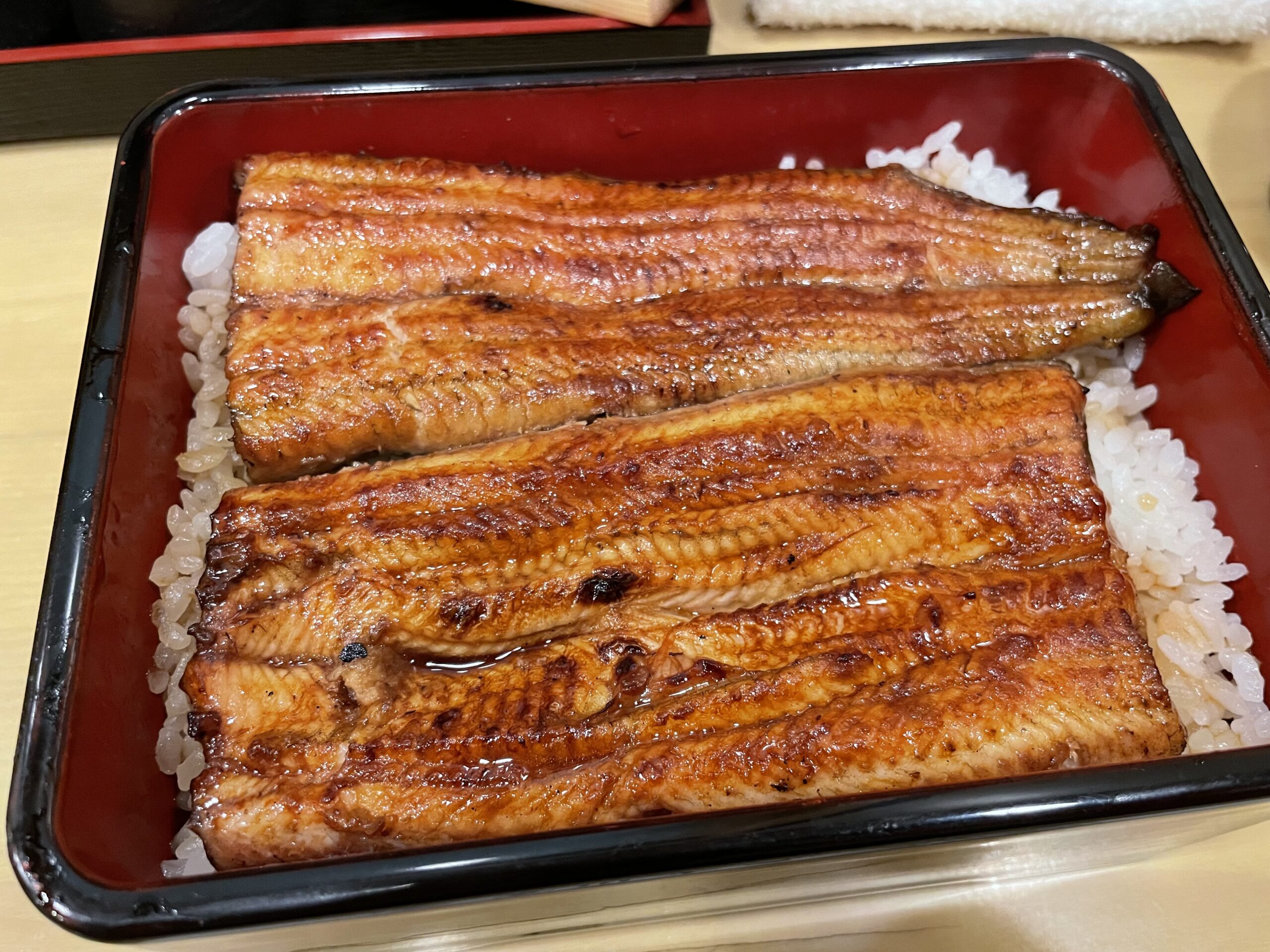 ランチ：赤坂宮川の鰻重（2023/8/9）