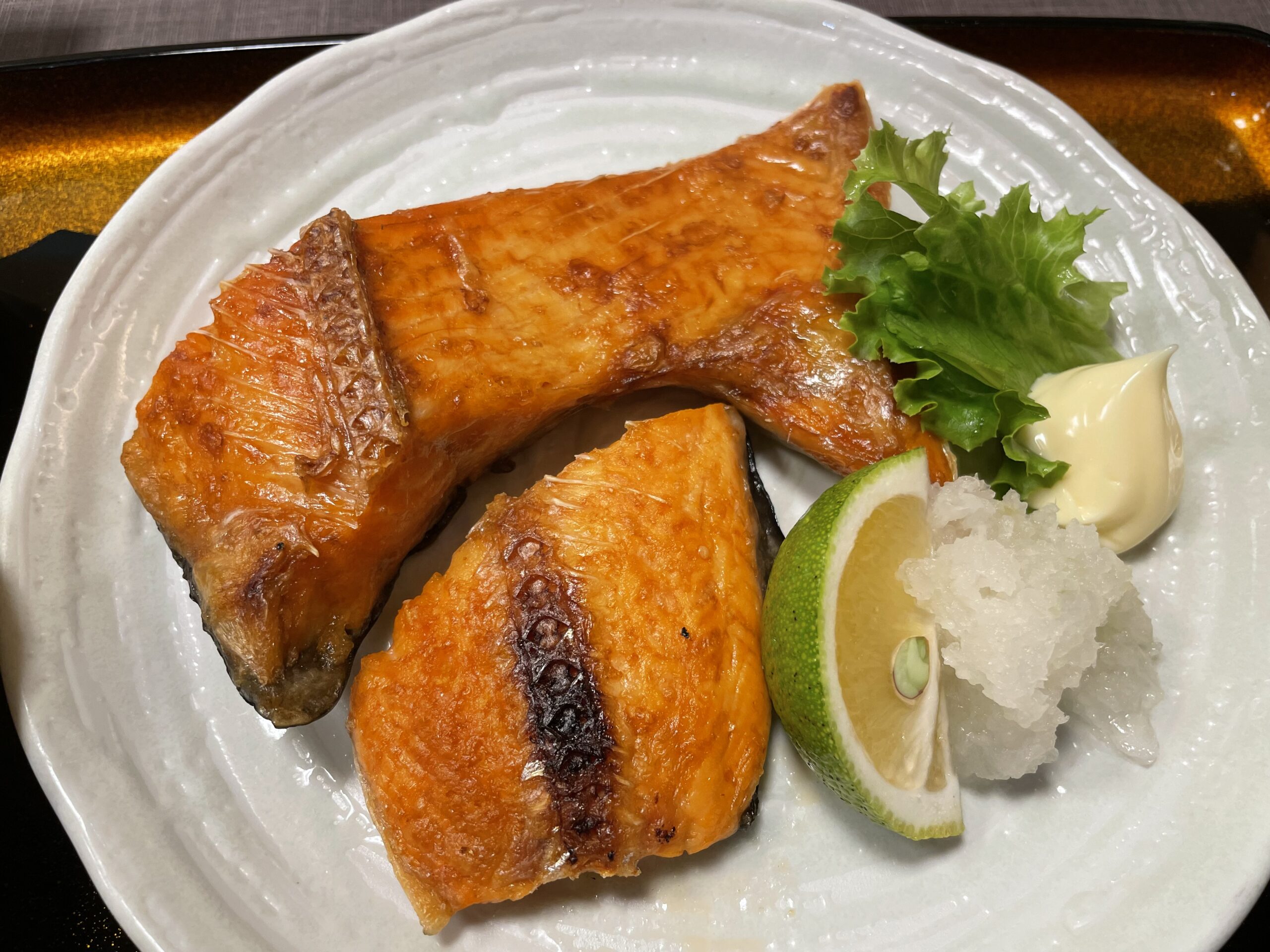 ランチ：若狭の銀鮭定食（2023/10/12）