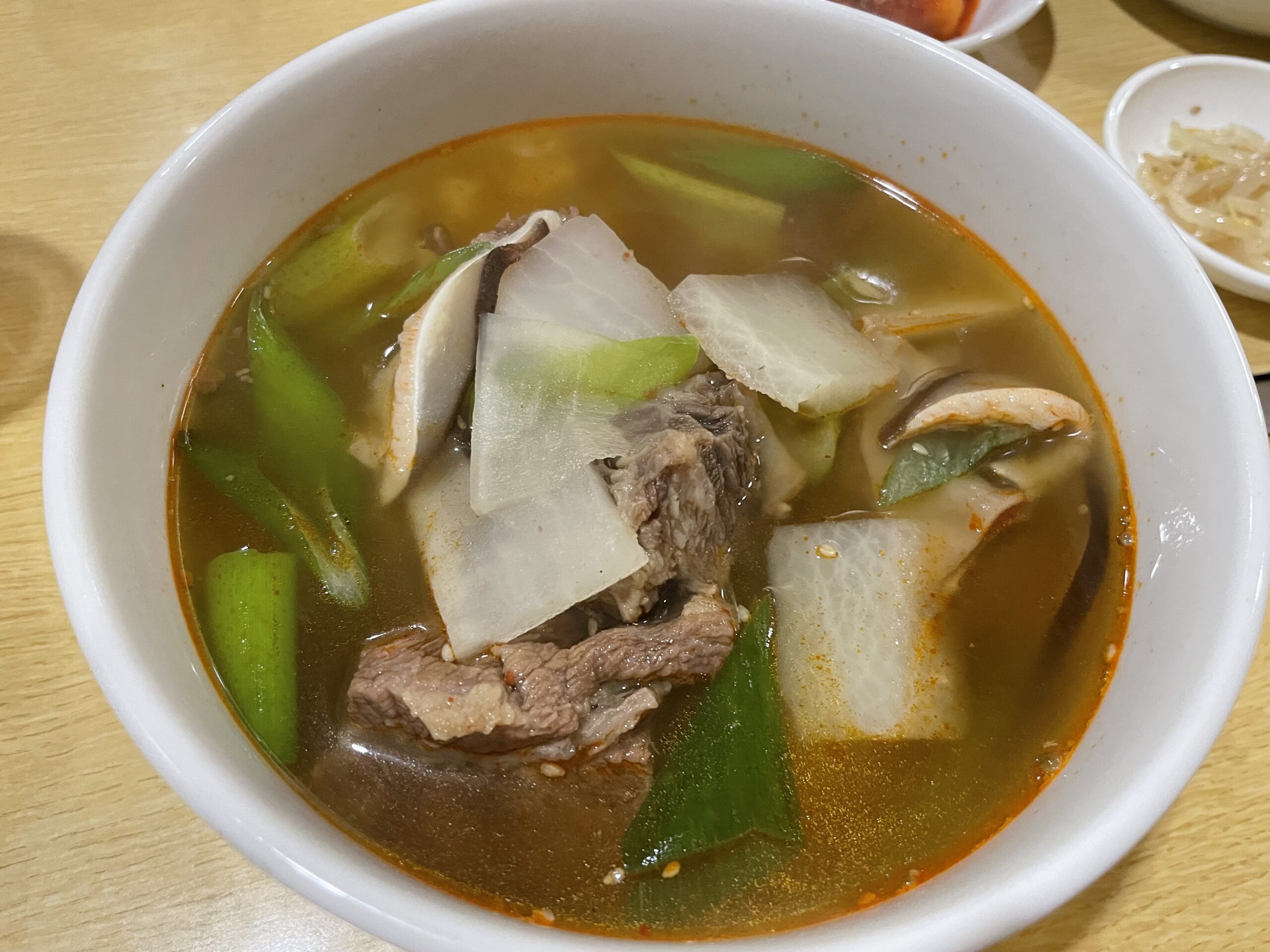 ランチ：カルビクッパ（2023/10/31）