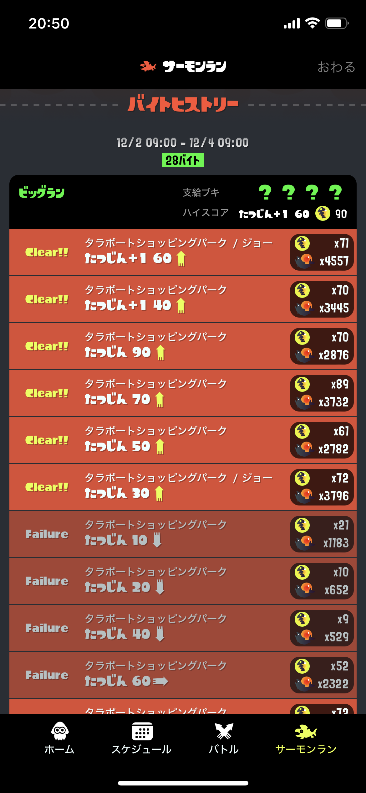 今回のビッグランもたのしめた