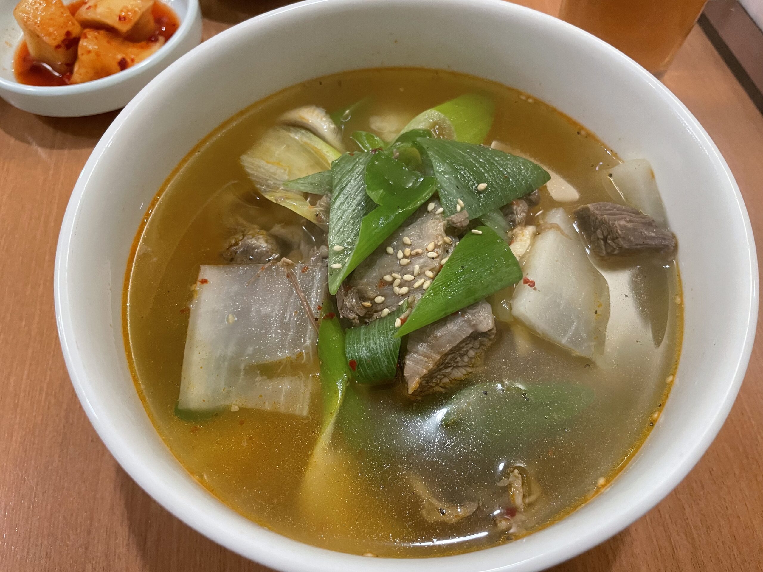 ランチ：カルビクッパ（2023/12/26）