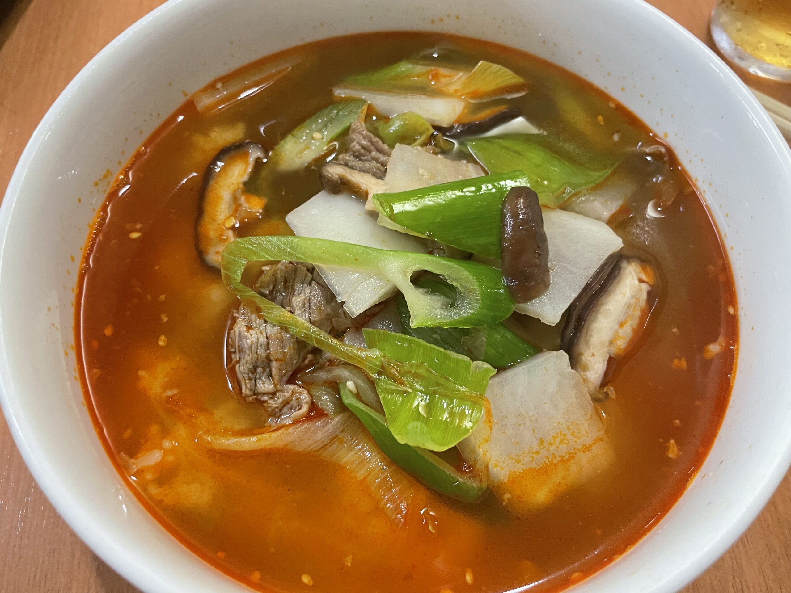 ランチ：カルビクッパ（2024/6/10）