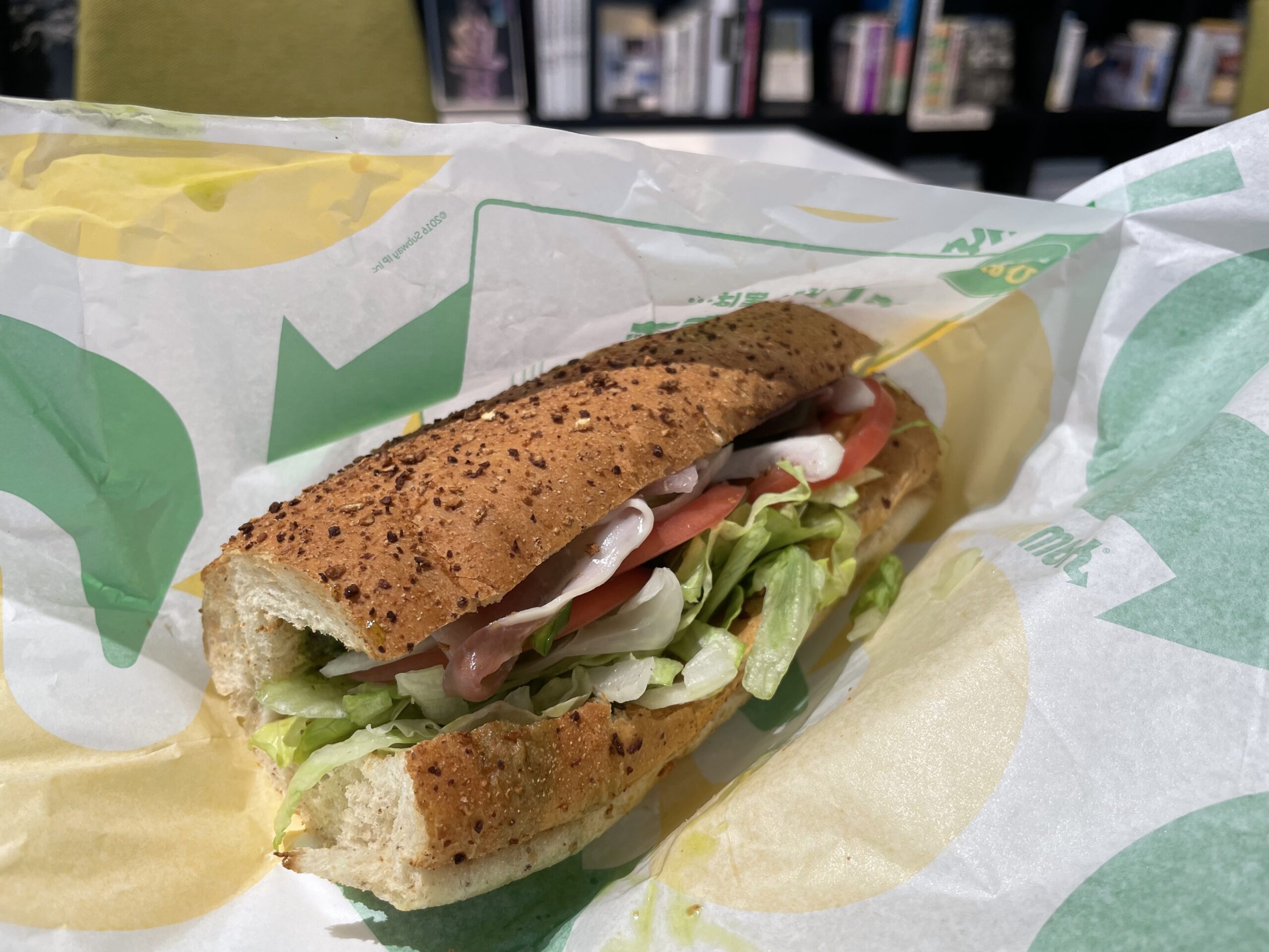 ランチ:サブウェイのサンドイッチ(2024/6/19)