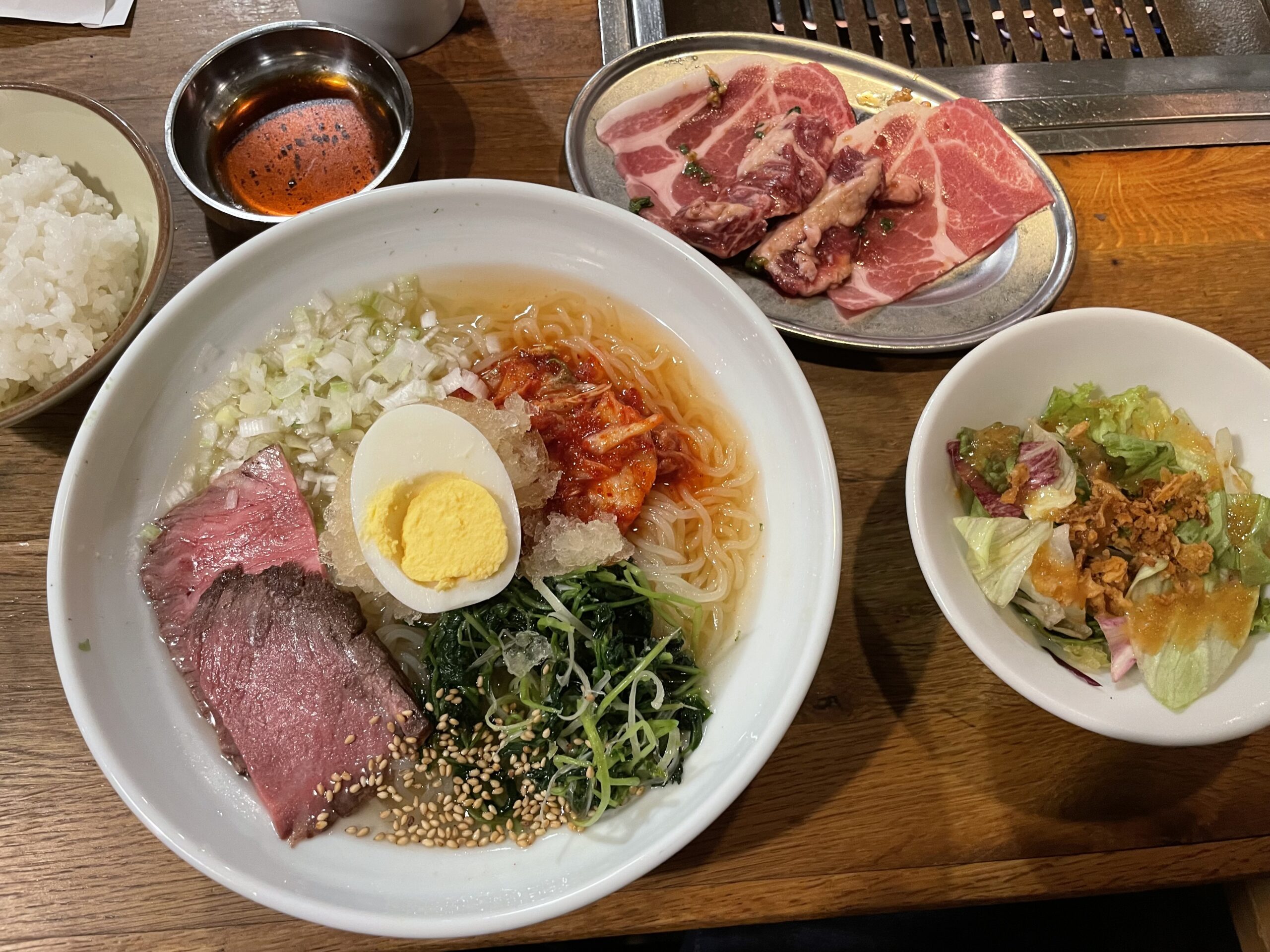 ランチ：肉源の冷麺ランチ（2024/7/20）