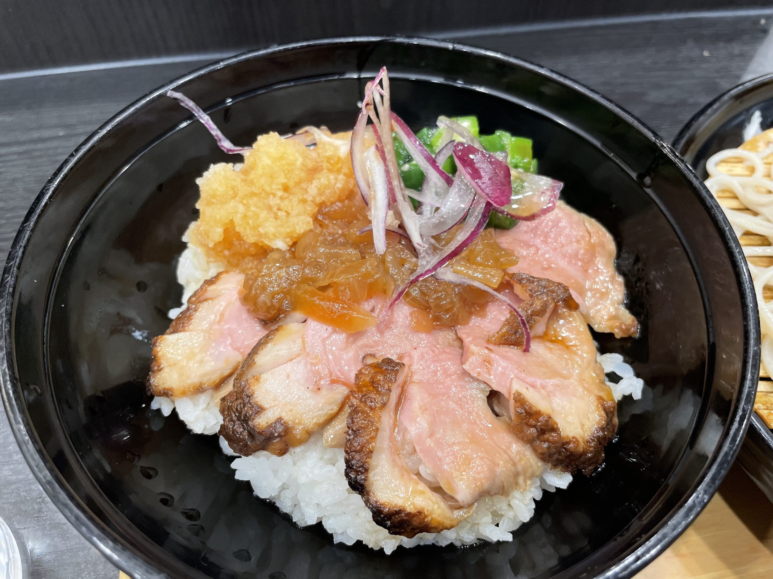ランチ:鴨ステーキ丼セット(2025/5/8)