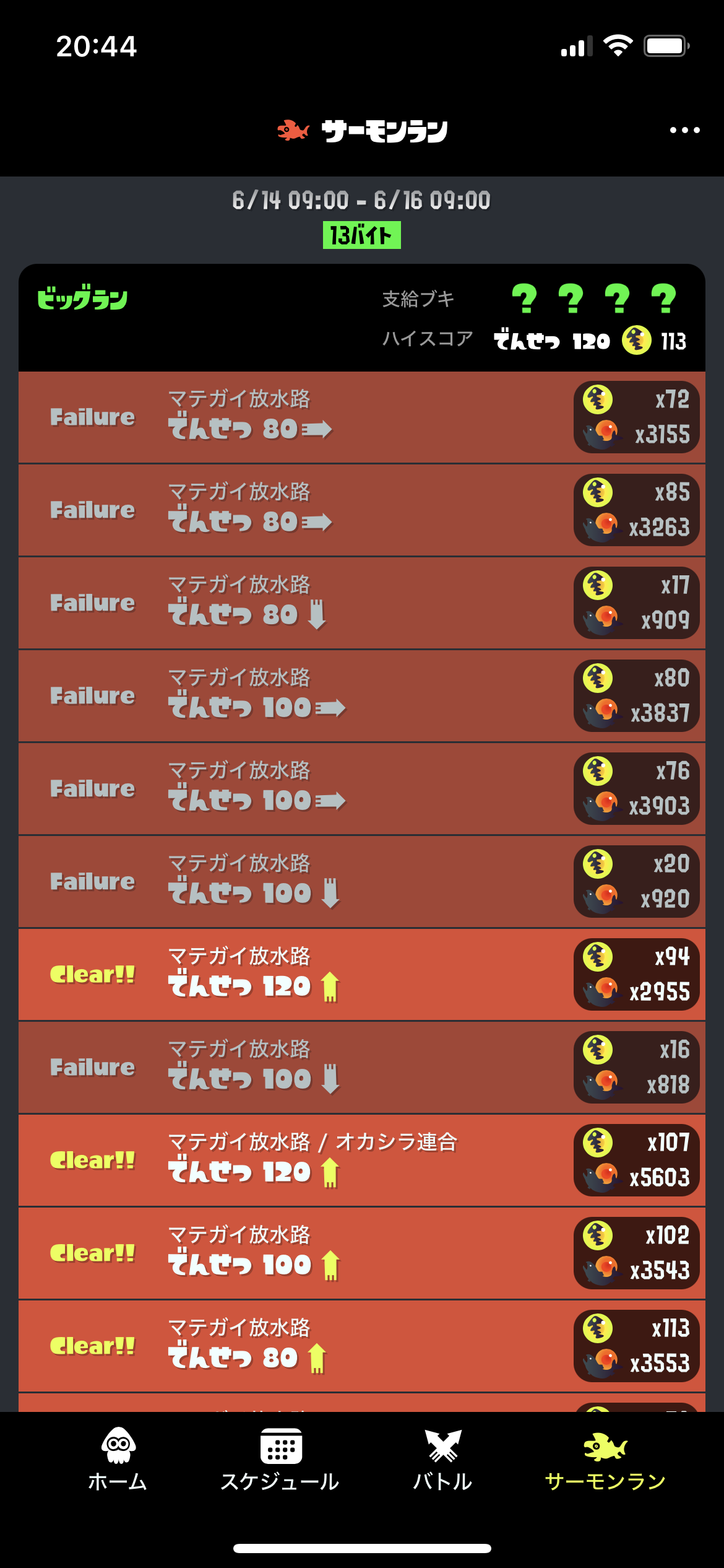 ビッグランを楽しんでる