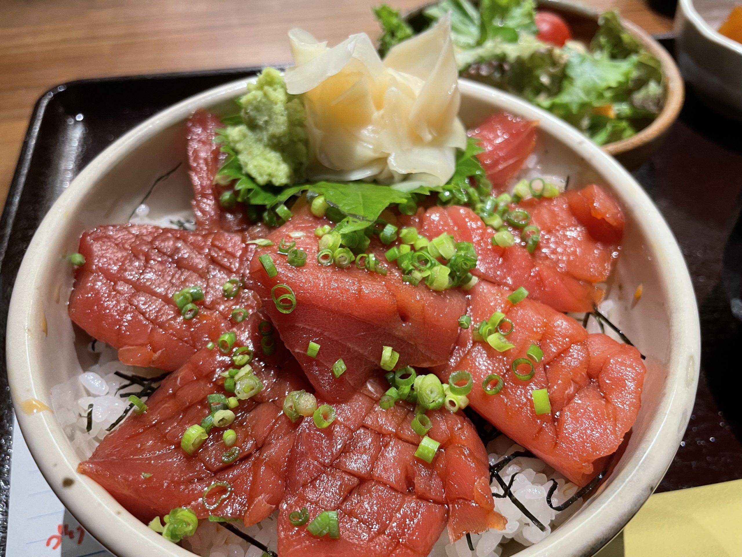 ランチ:堂間の本マグロ漬丼(2025/8/7)