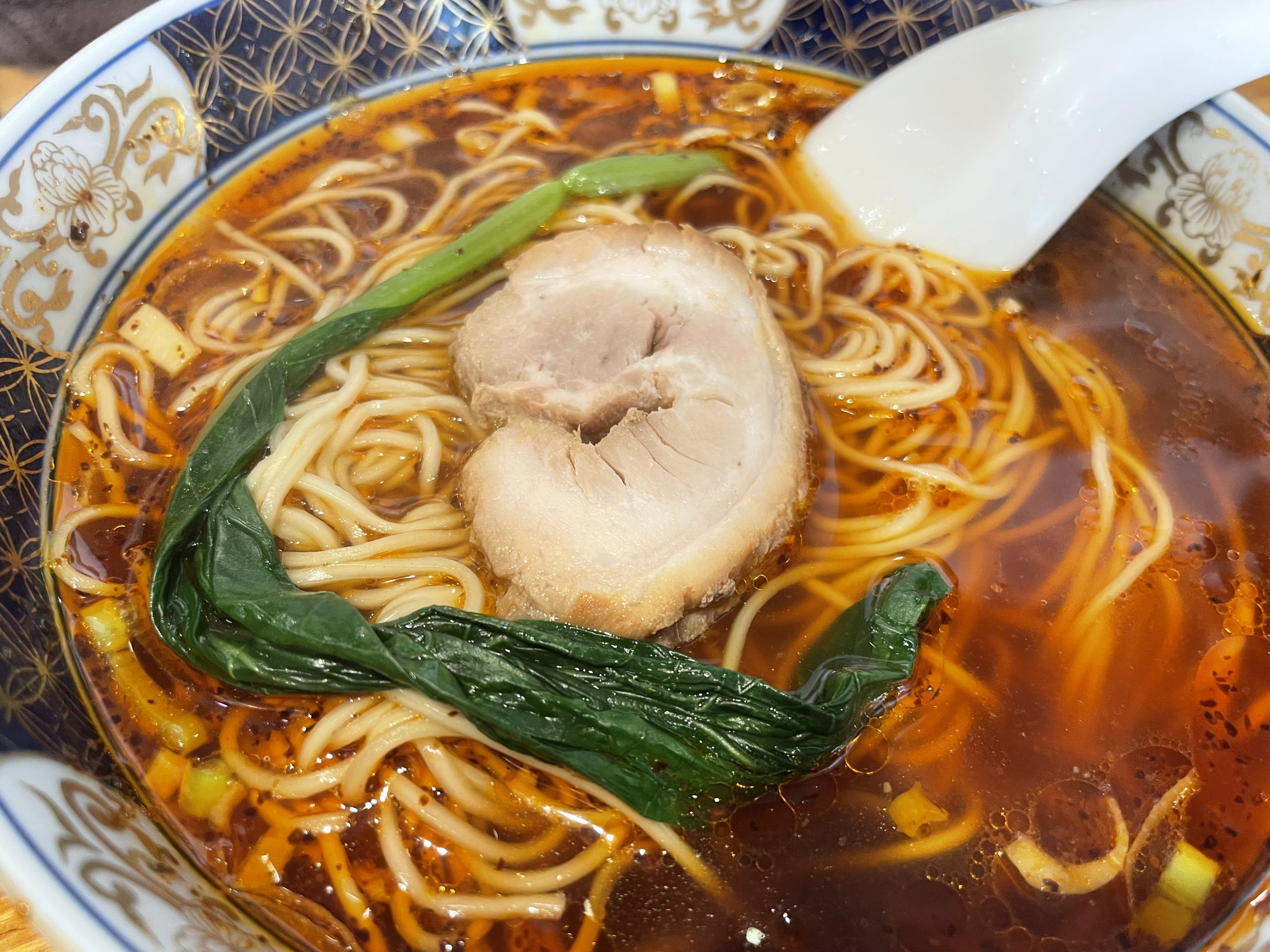 ランチ：はしごの酸紅麺（2025/9/13）