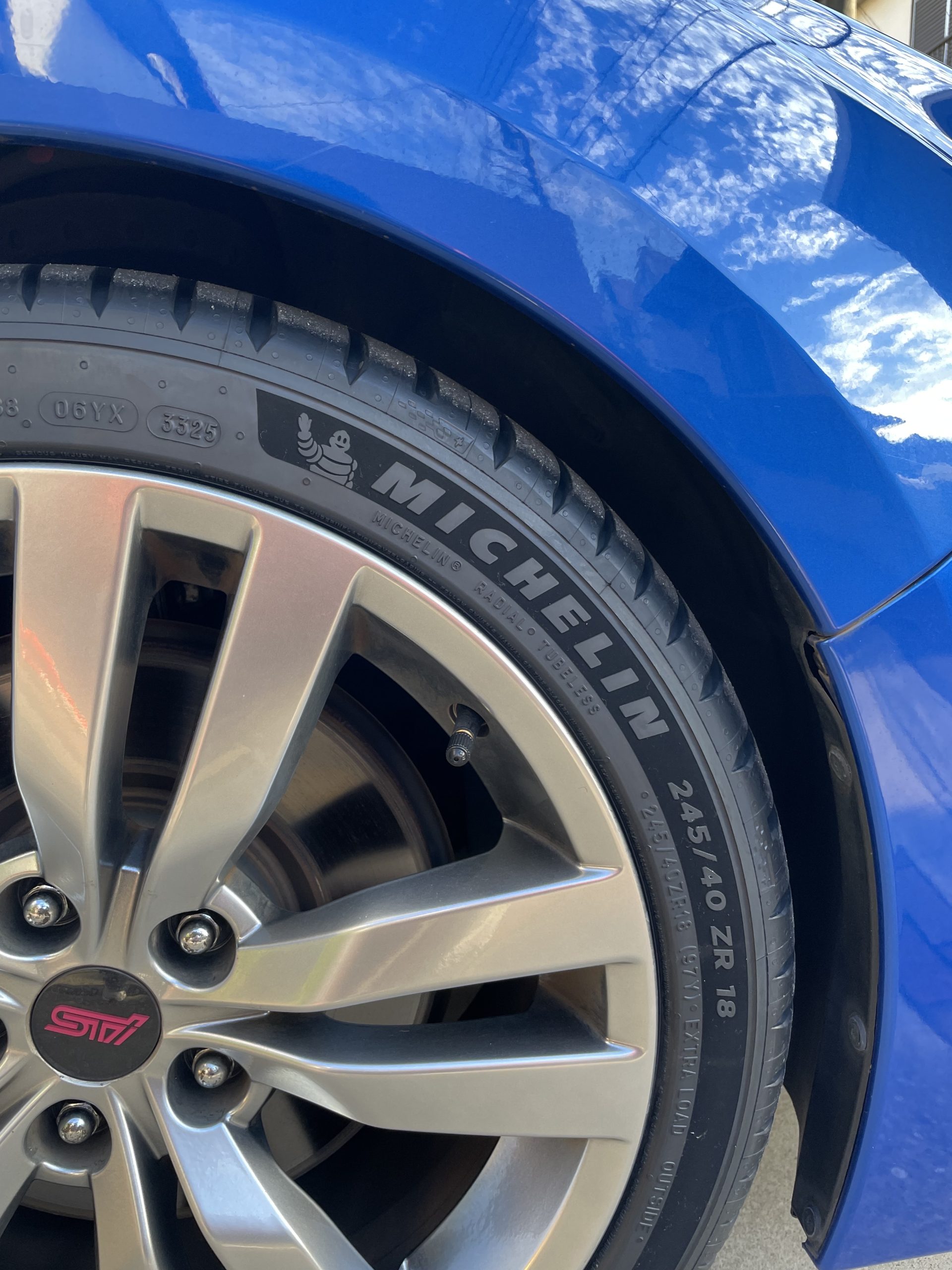 初めてのミシュランタイヤ