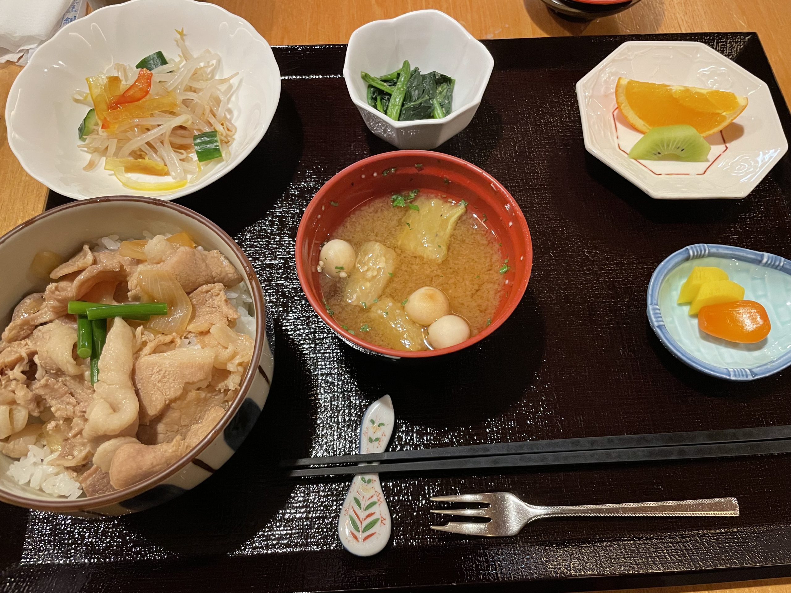 ランチ:生姜焼き丼(2025/1/22)