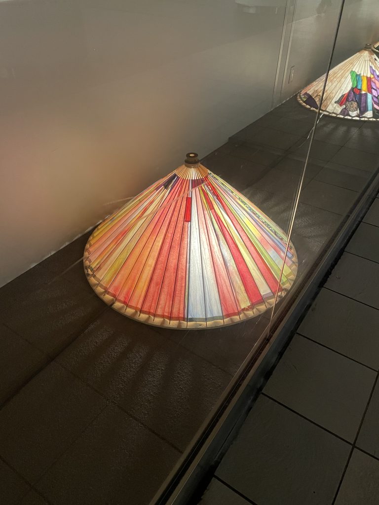 和傘の展示