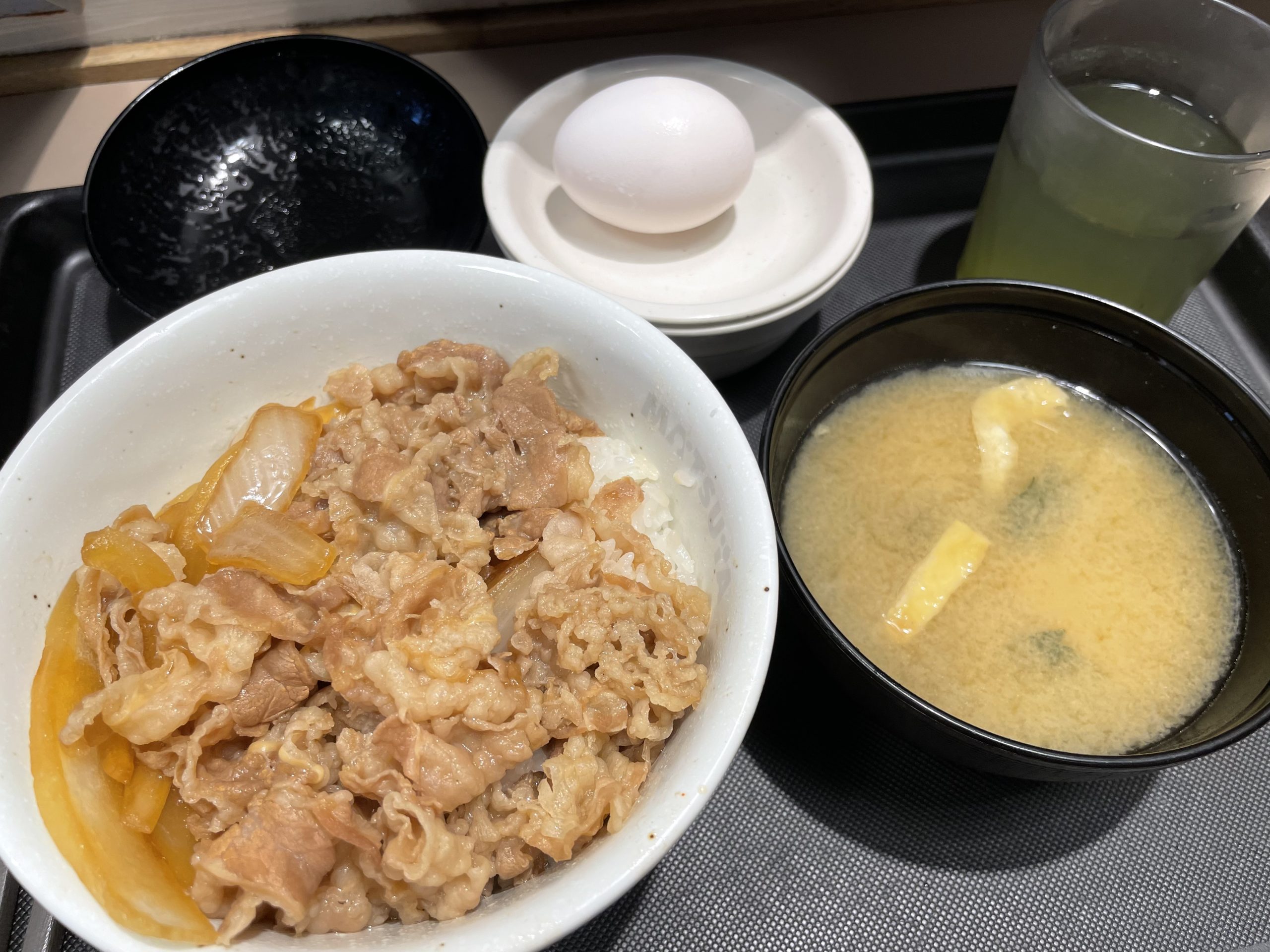 ランチ：松屋の牛丼（2026/8/7）